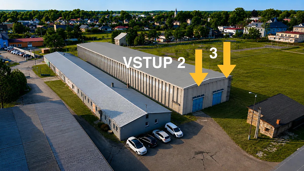 Pronájem skladového prostoru 350 m²